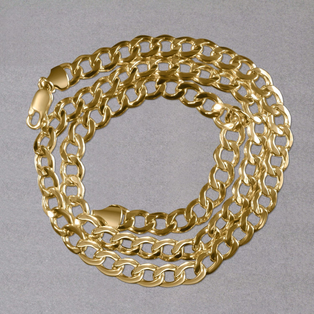 14k Yellow Gold Curb Chain (6.20 mm)