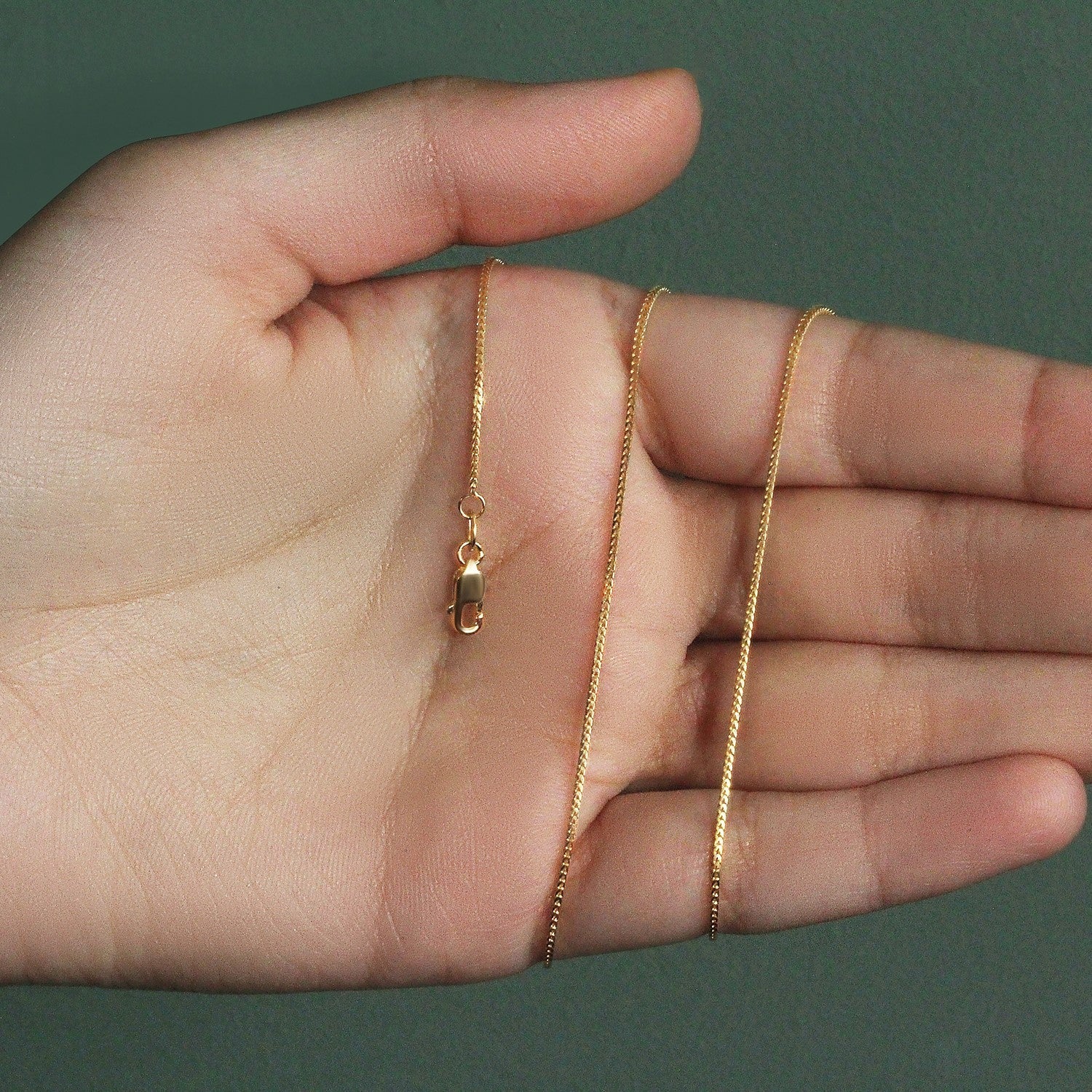 14k Yellow Gold Franco Chain (0.90 mm)