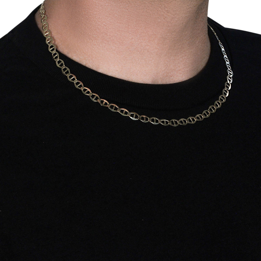 14k Yellow Gold Mariner Link Chain (6.30 mm)