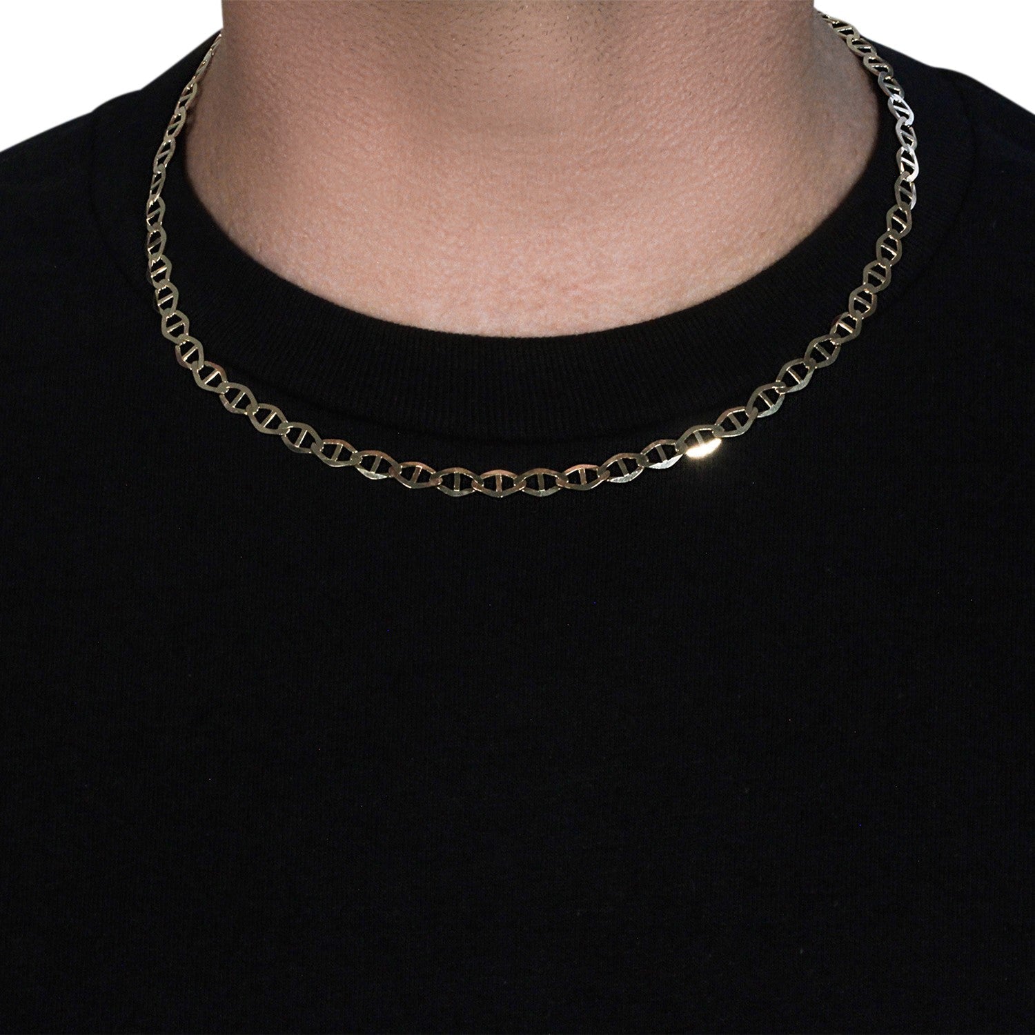 14k Yellow Gold Mariner Link Chain (6.30 mm)