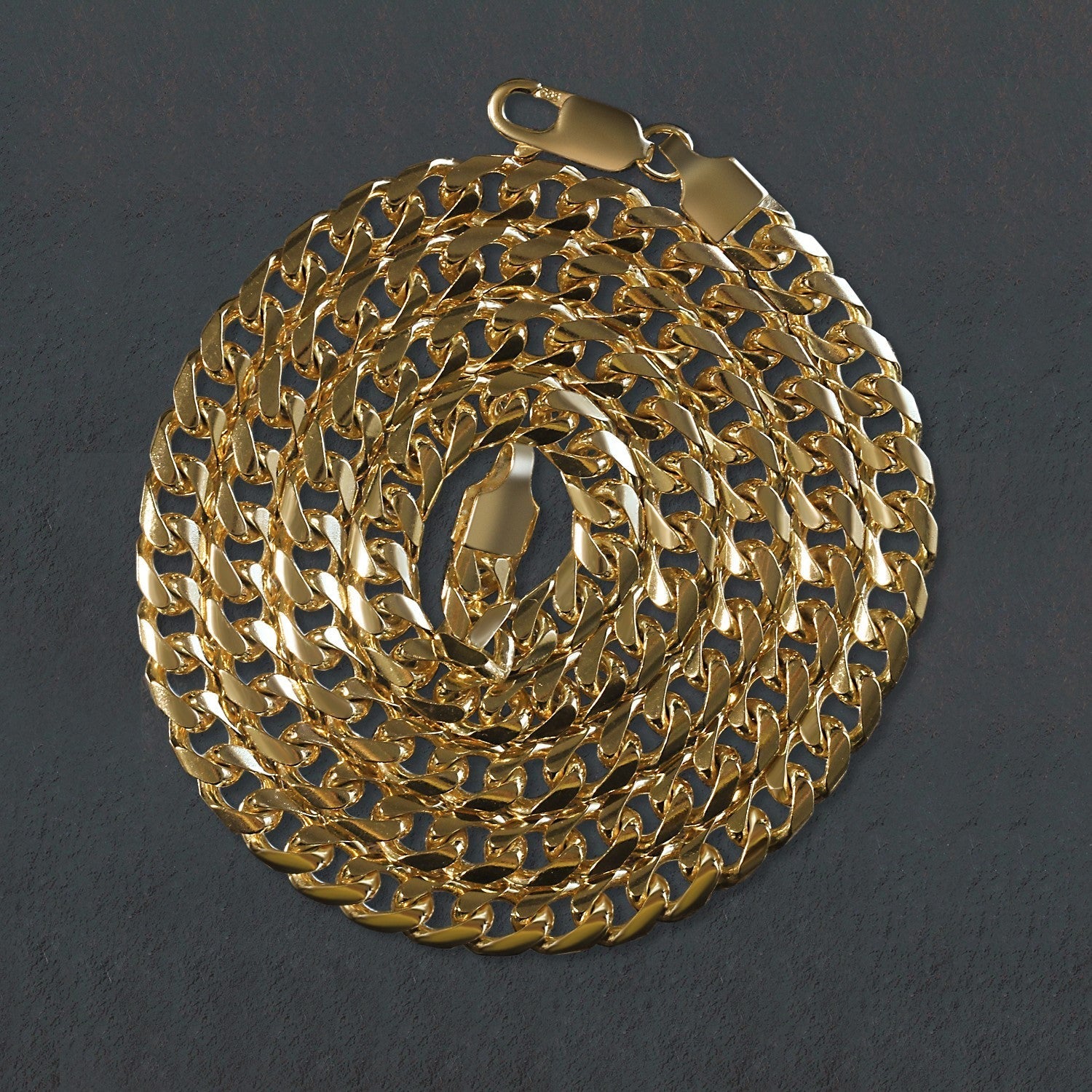 14k Yellow Gold Lite Figaro Chain (6.60 mm)