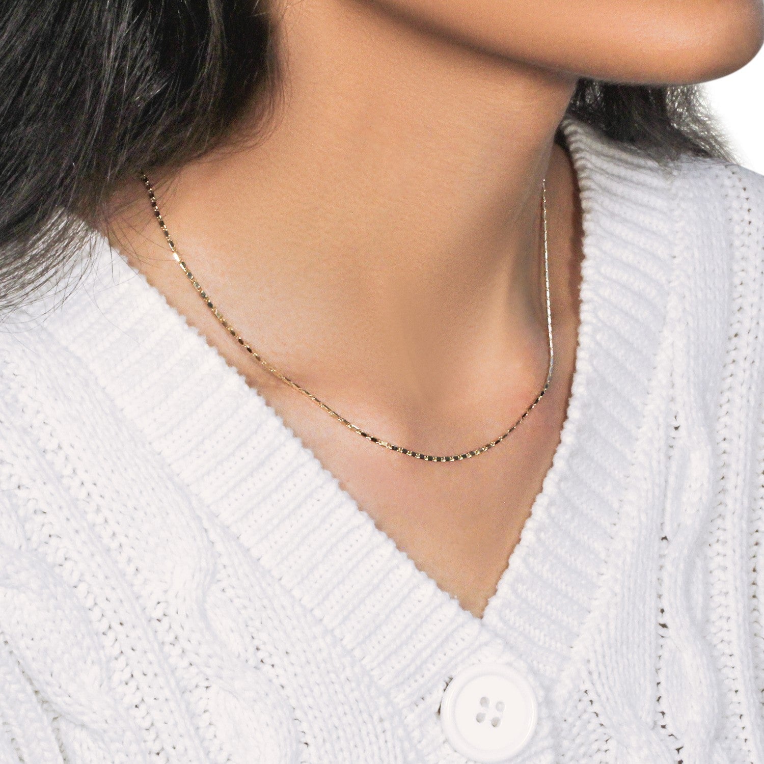 14k Yellow Gold Lumina Pendant Chain (1.00 mm)