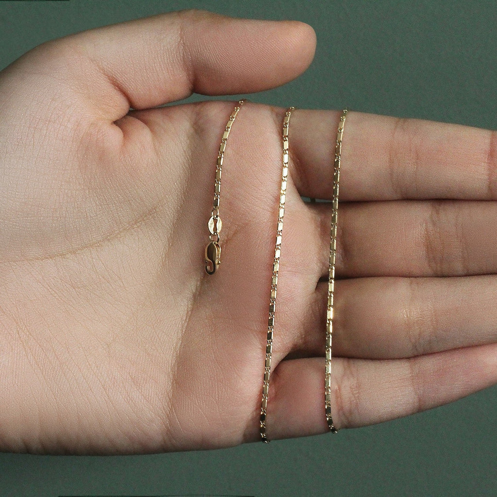 14k Yellow Gold Lumina Pendant Chain (1.00 mm)