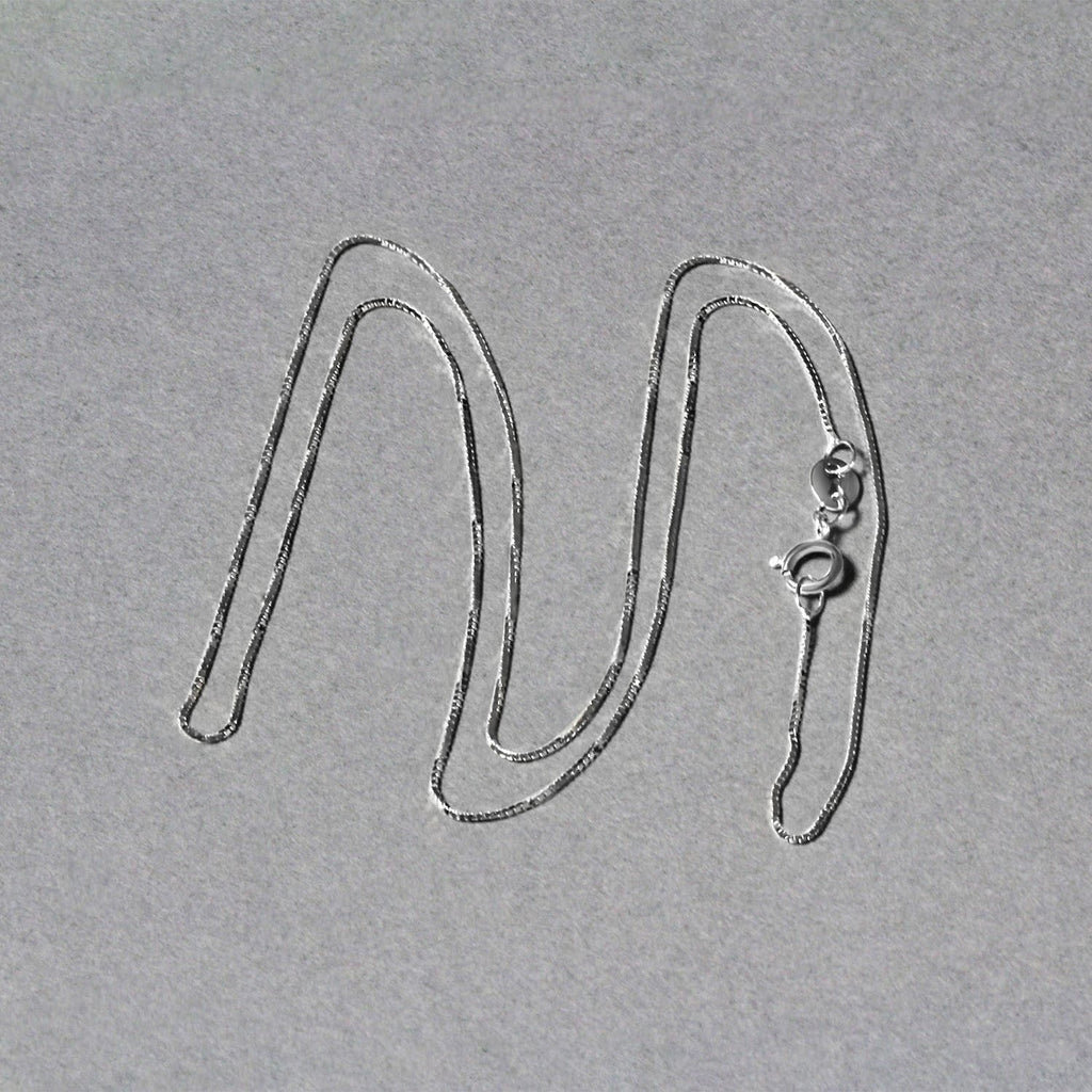 10k White Gold Classic Box Chain (0.60 mm)