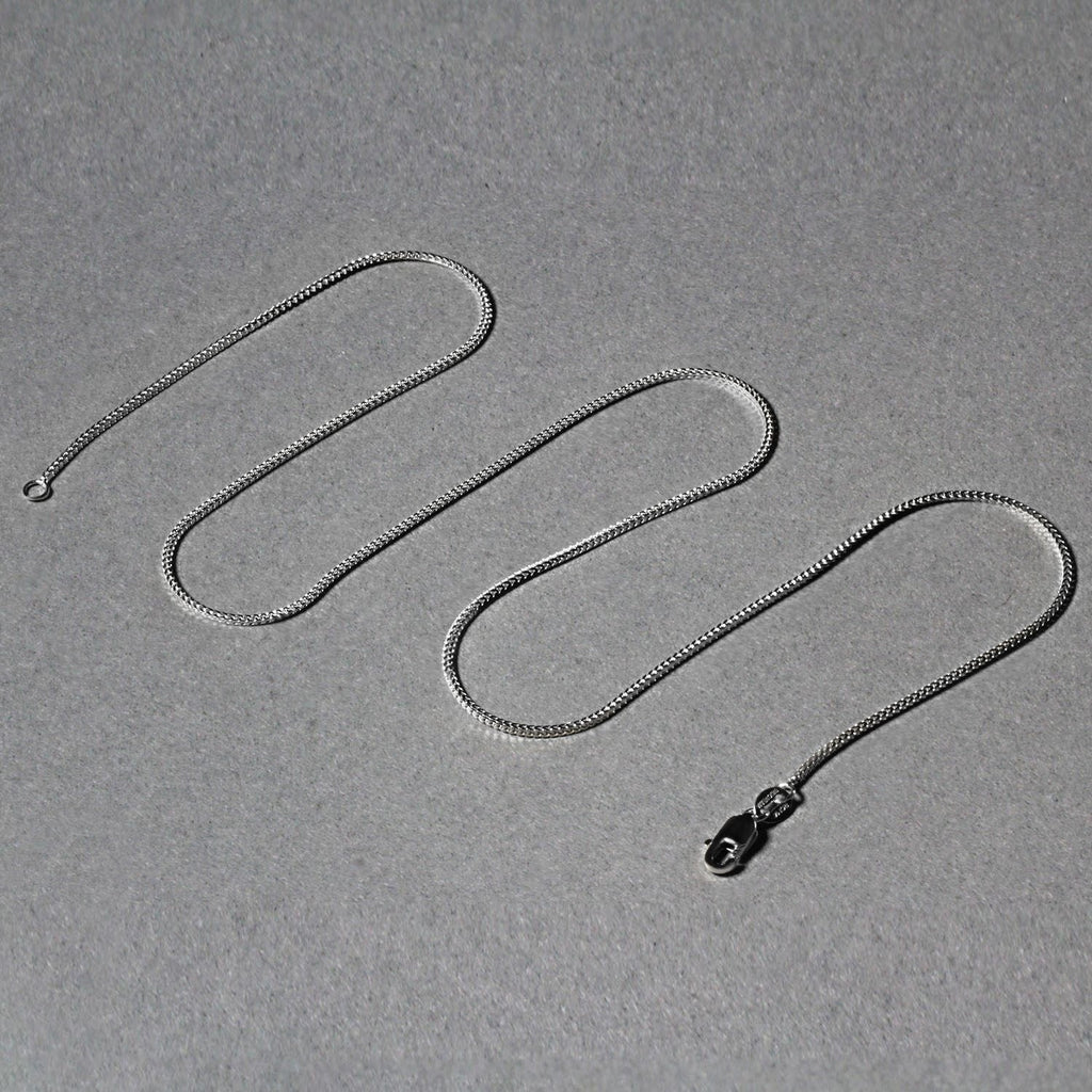 14k White Gold Franco Chain (0.90 mm)