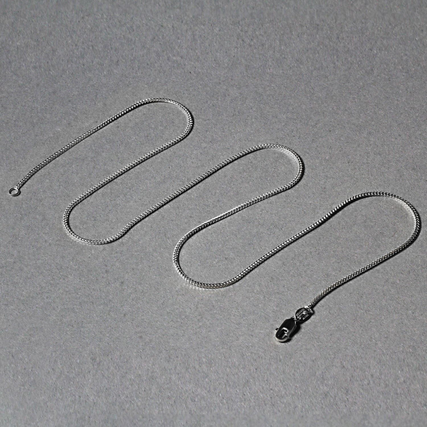 14k White Gold Franco Chain (0.90 mm)