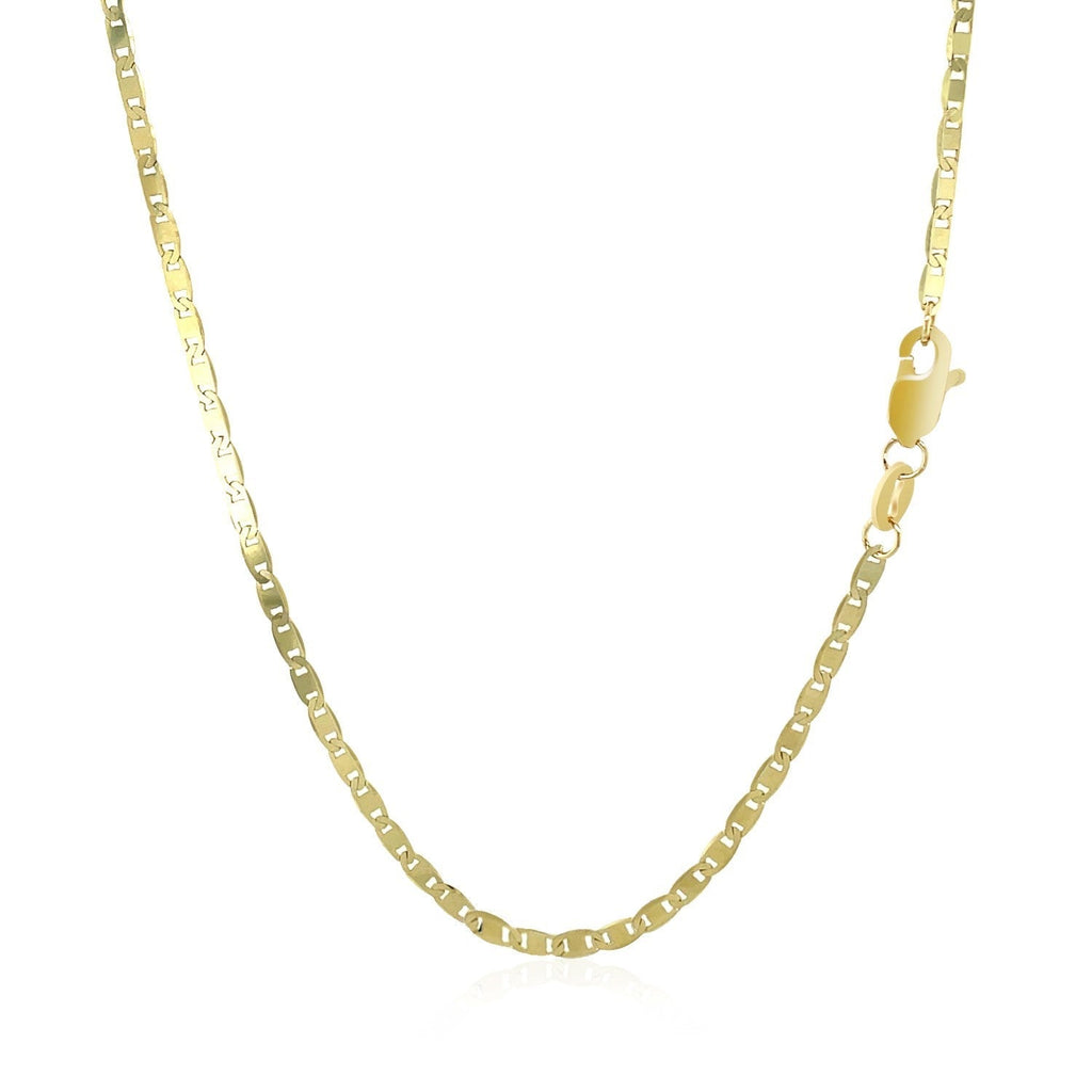 14k Yellow Gold Mariner Link Chain (1.70 mm)