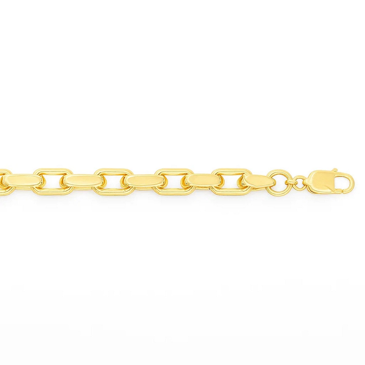14k Yellow Gold French Cable Chain Bracelet  (2.50 mm)