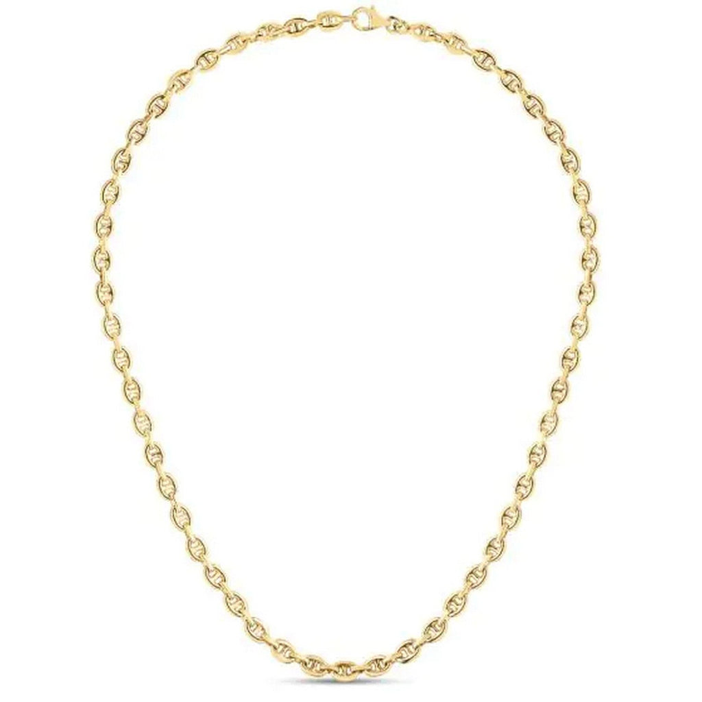 14k Yellow Gold High Polish Mariner Link Chain (5.40 mm)