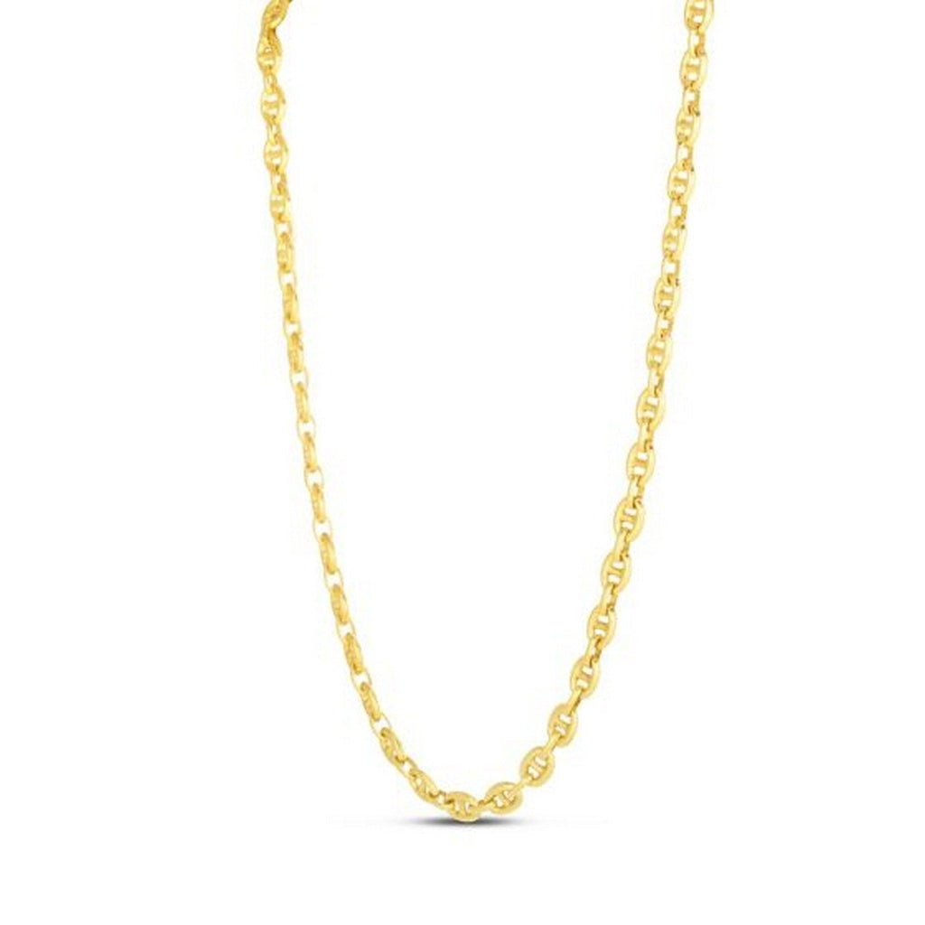 14k Yellow Gold High Polish Mariner Link Chain (5.40 mm)