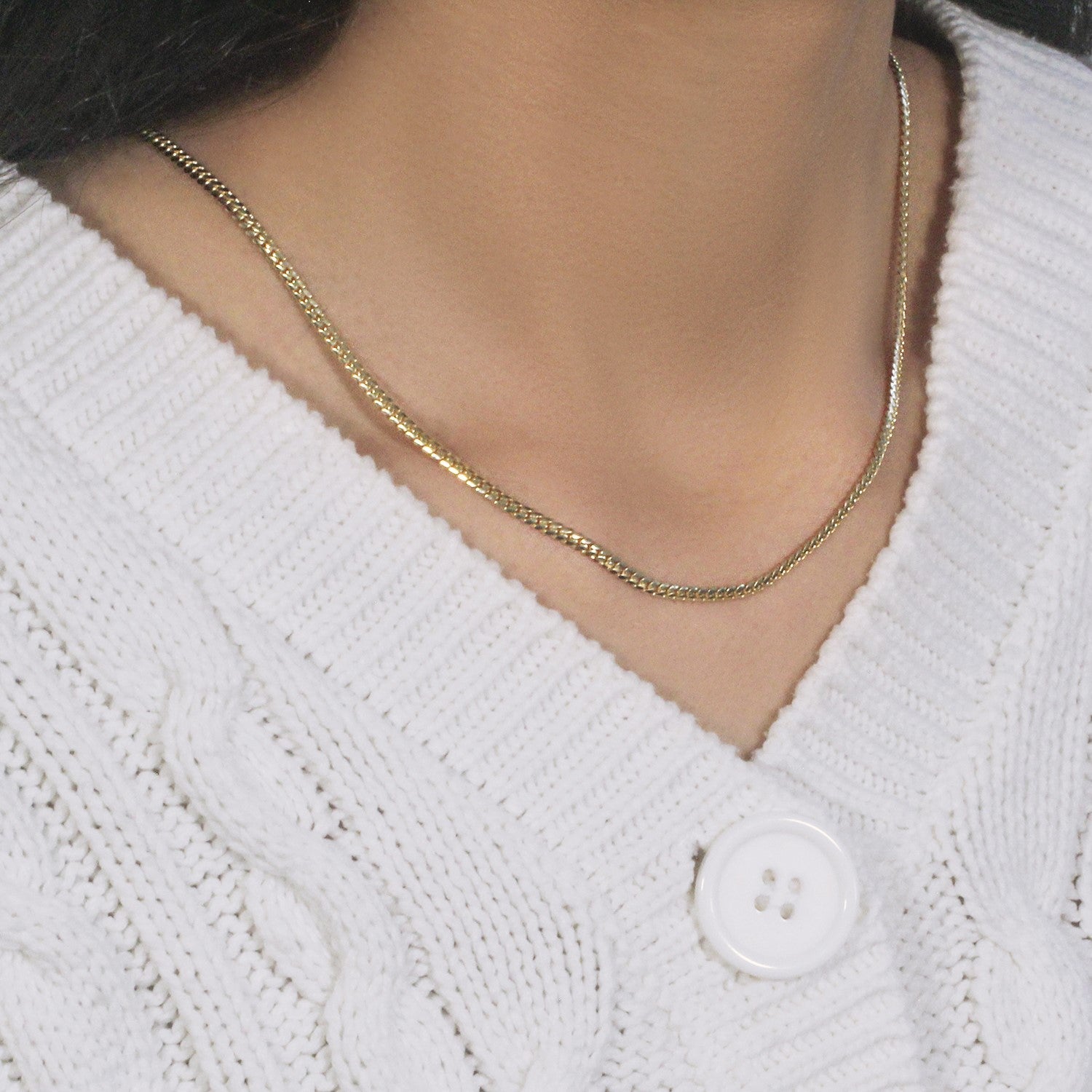 14k Yellow Gold Classic Solid Miami Cuban Chain (2.60 mm)