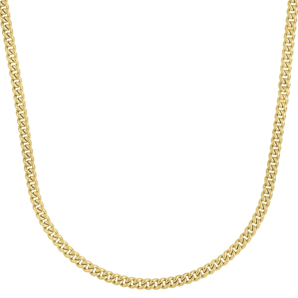 14k Yellow Gold Light Gourmette Chain (4.10 mm)