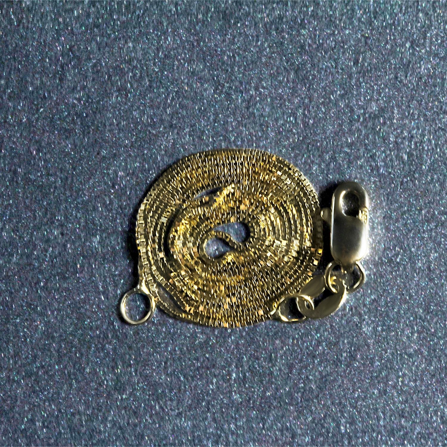 10k Yellow Gold Classic Box Chain (0.45 mm)