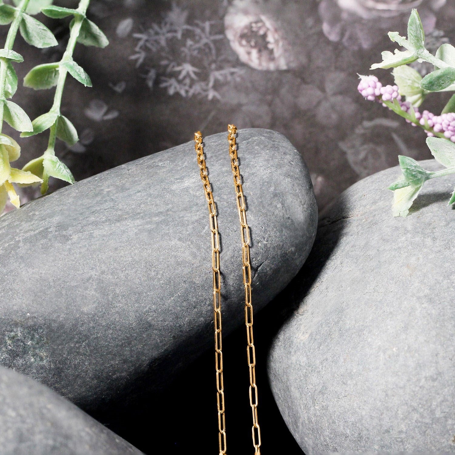 14k Yellow Gold Adjustable Paperclip Chain (1.50 mm)