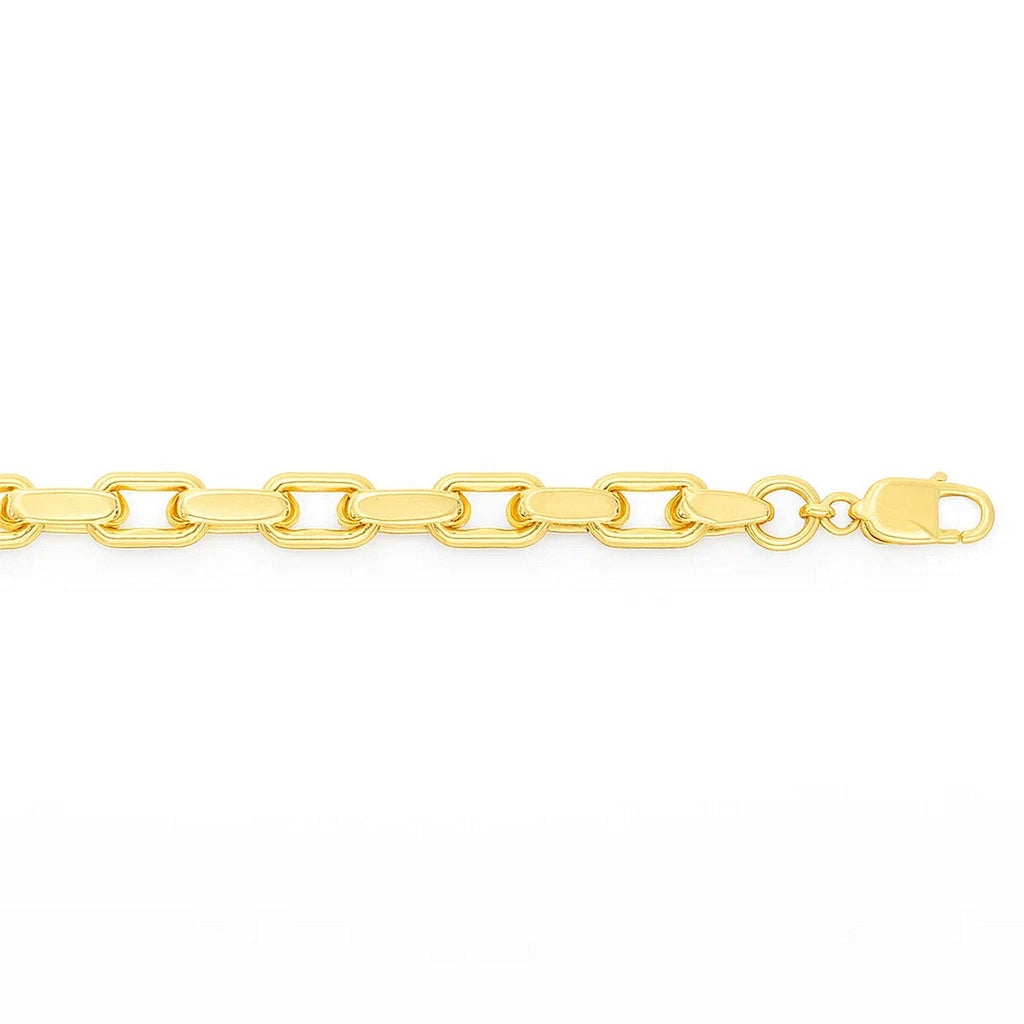 14k Yellow Gold French Cable Chain Bracelet  (3.60 mm)