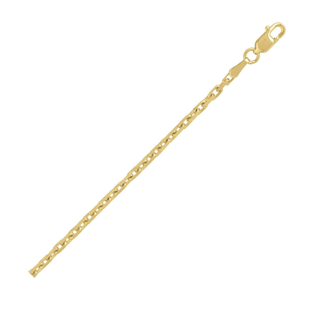 14k Yellow Gold French Cable Chain (1.9 mm)