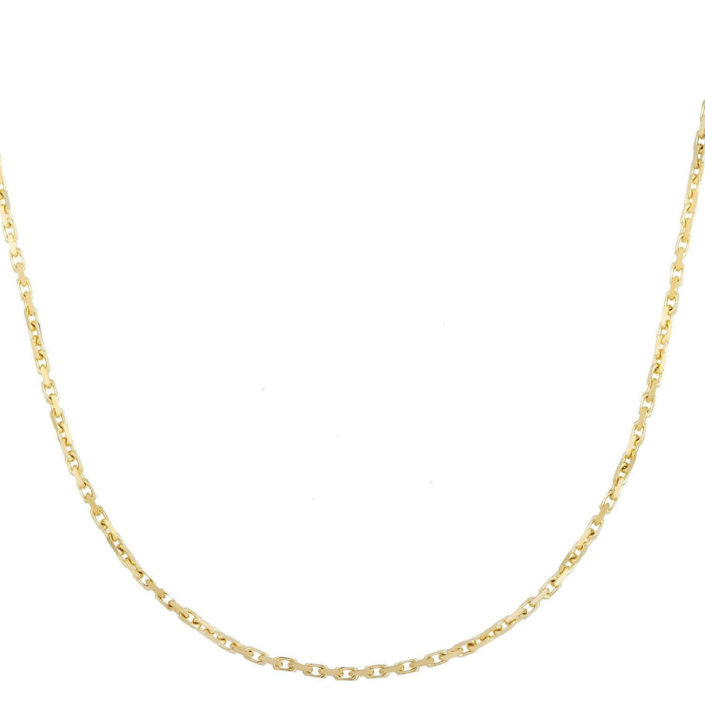 14k Yellow Gold French Cable Chain (1.9 mm)