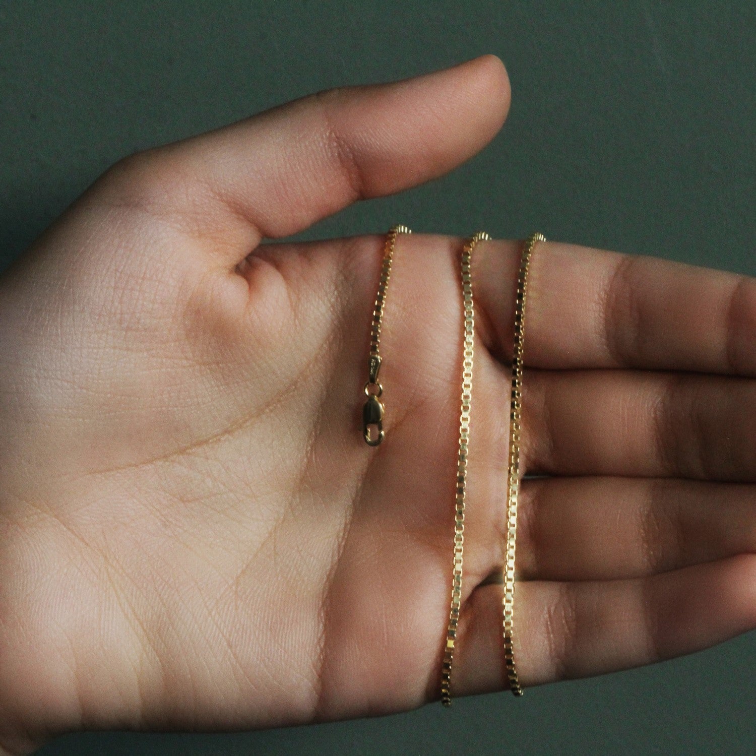 18k Yellow Gold Classic Box Chain (1.40 mm)