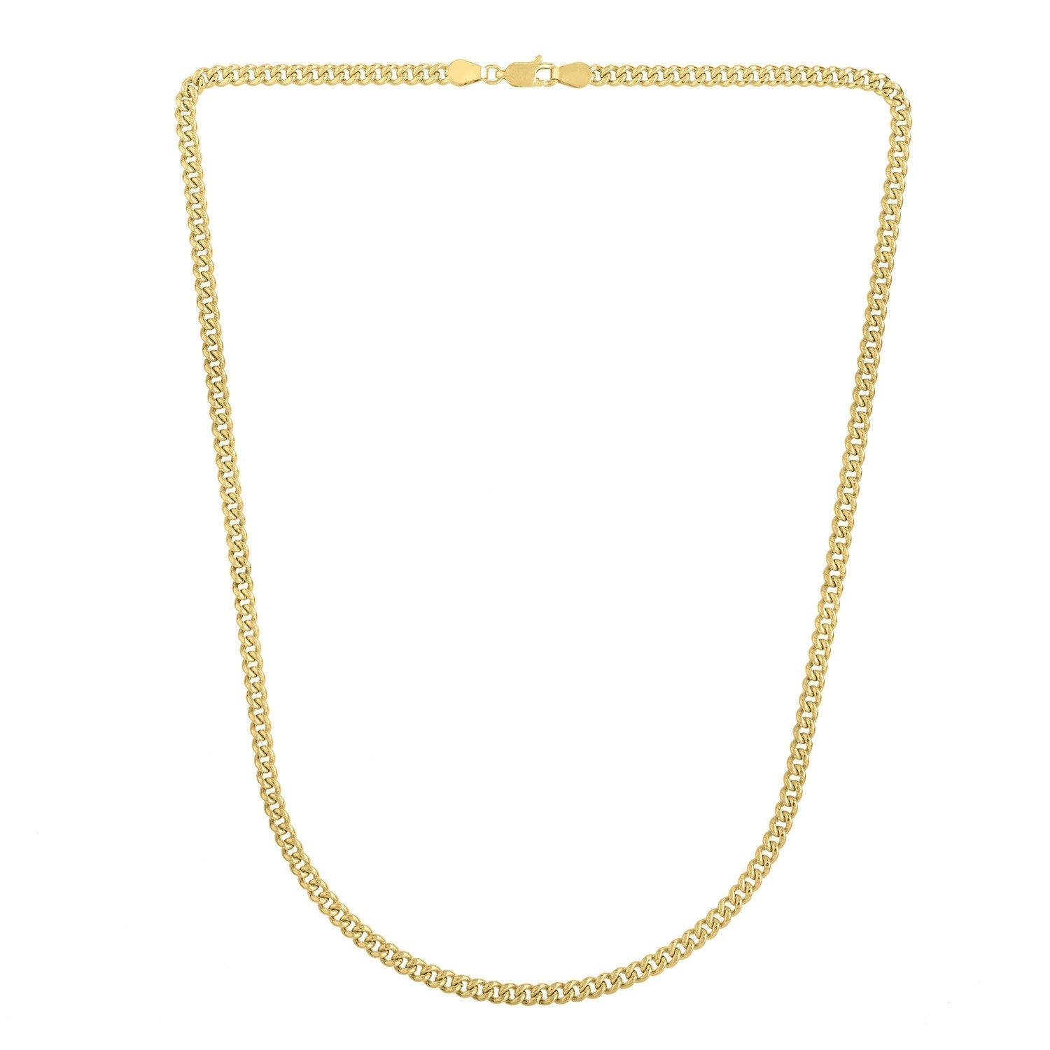 14k Yellow Gold Light Gourmette Chain (3.60 mm)