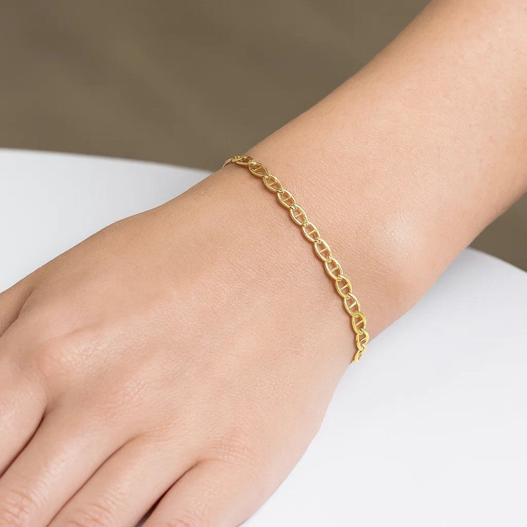 10k Yellow Gold Mariner Link Bracelet (2.30 mm)