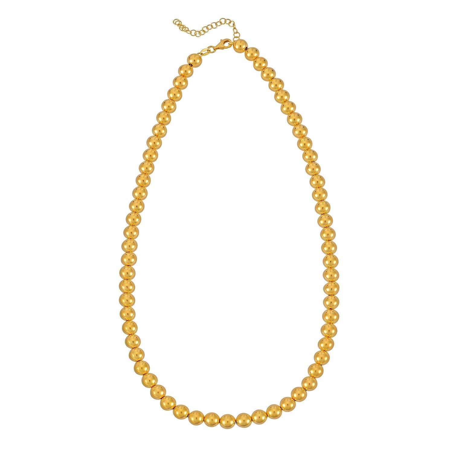 14k Yellow Gold Bead Chain (7mm)