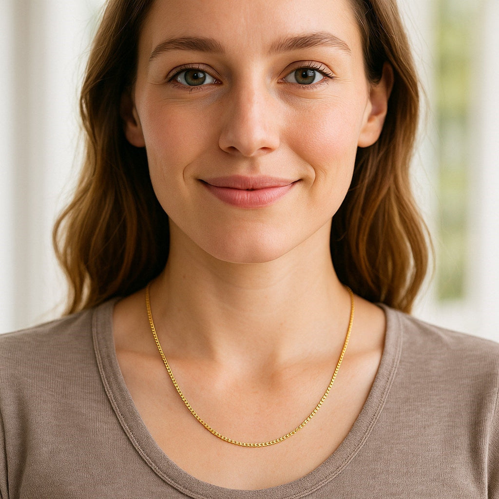 14K Yellow Gold Classic Box Chain (1.7 mm)