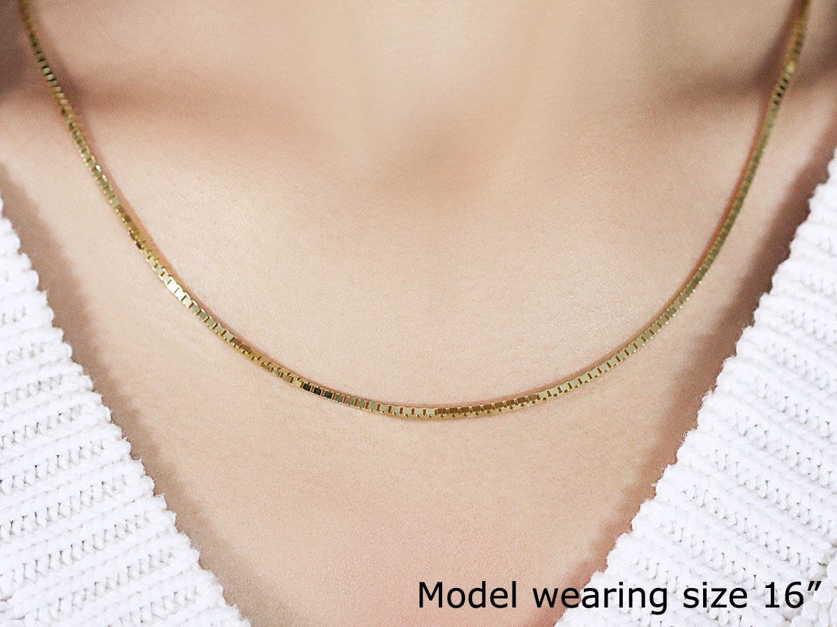 14K Yellow Gold Classic Box Chain (1.7 mm)