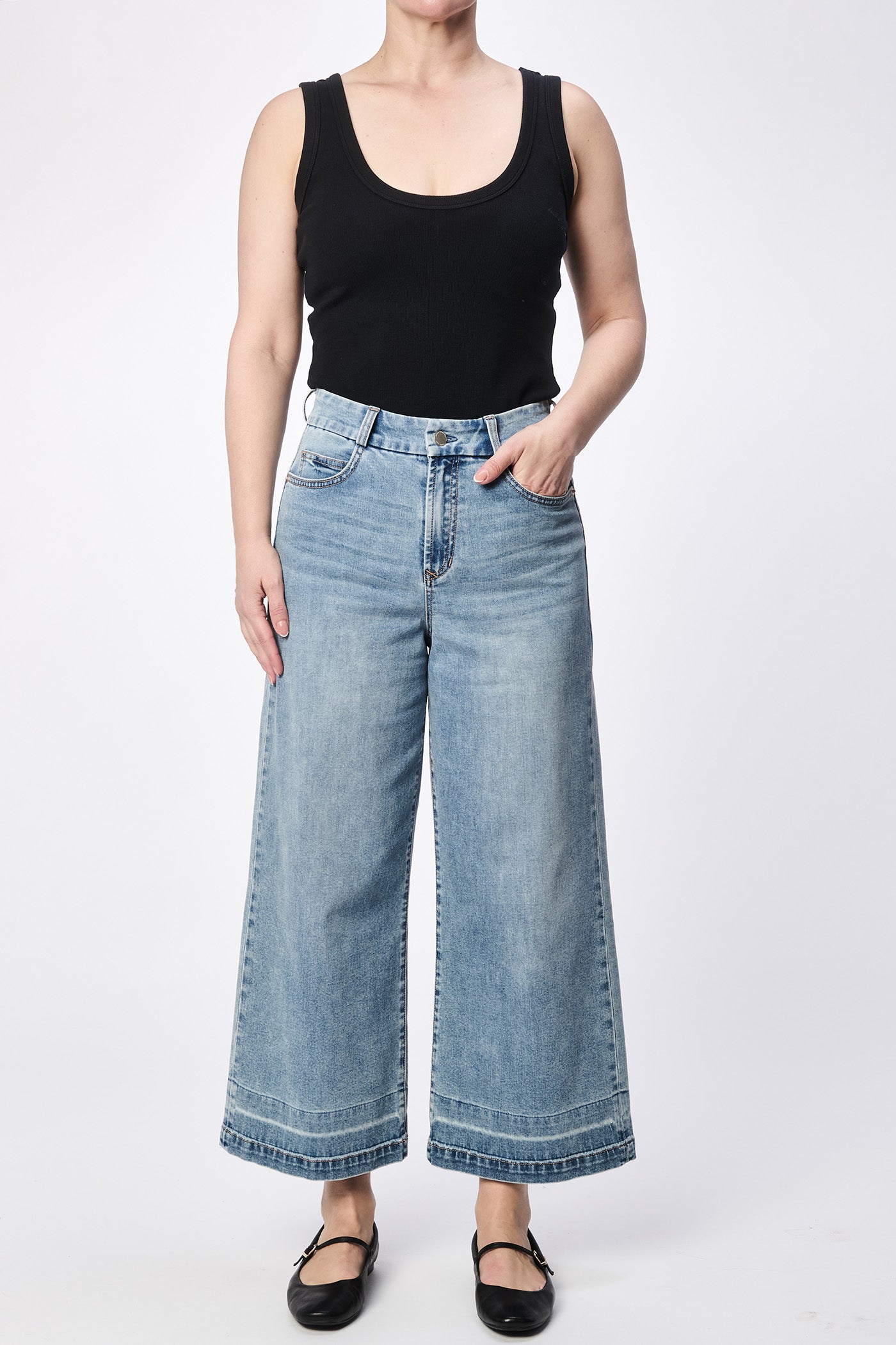 Audrey Wide Leg Jean Hillcress