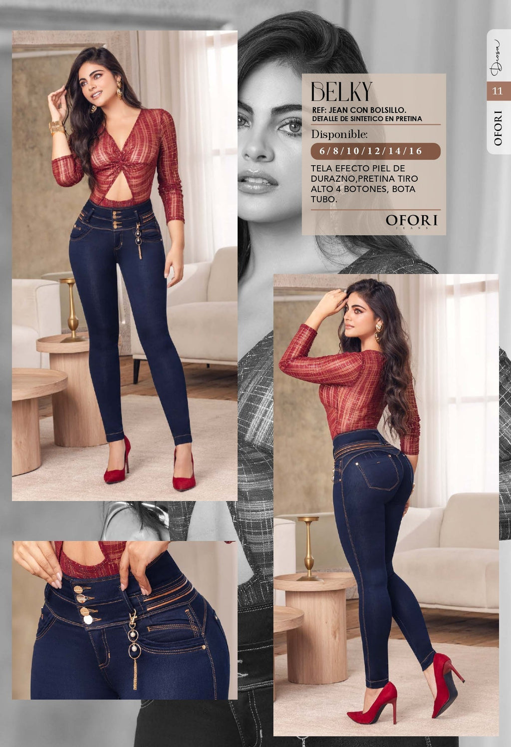 Belky 100% Authentic Colombian Push Up Jeans