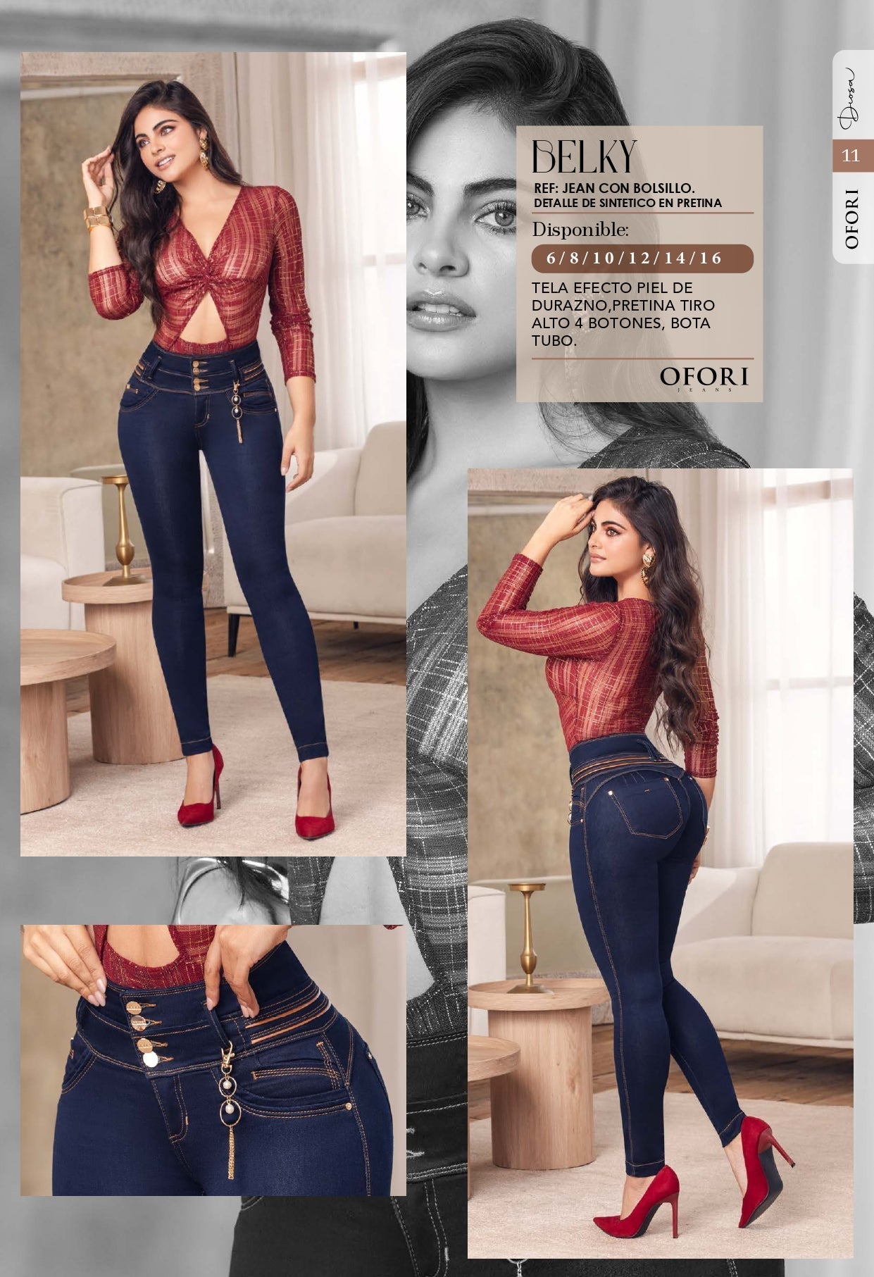 Belky 100% Authentic Colombian Push Up Jeans