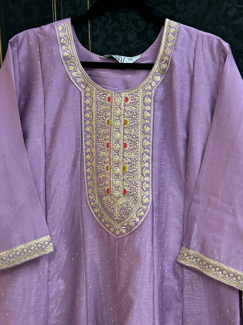 Anarkali party wear dress : Violet