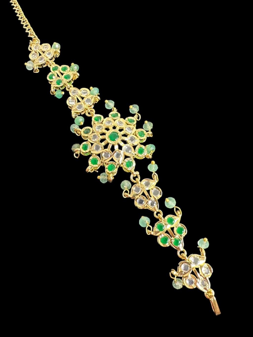 Amal hyderabadi bracelet in green ( READY TO SHIP )