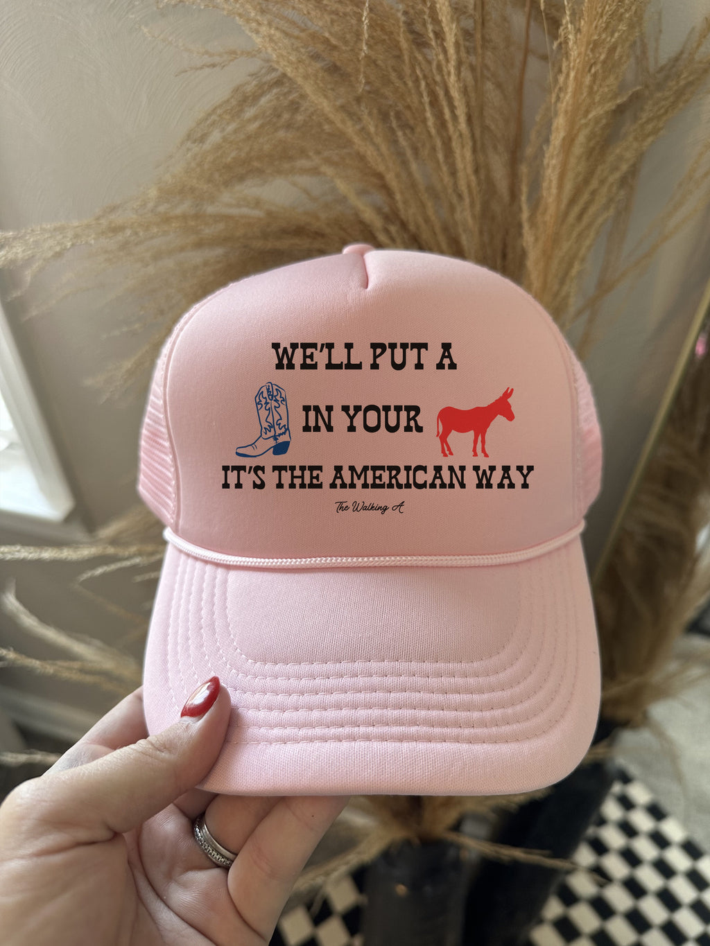 AMERICAN WAY CAP: PINK