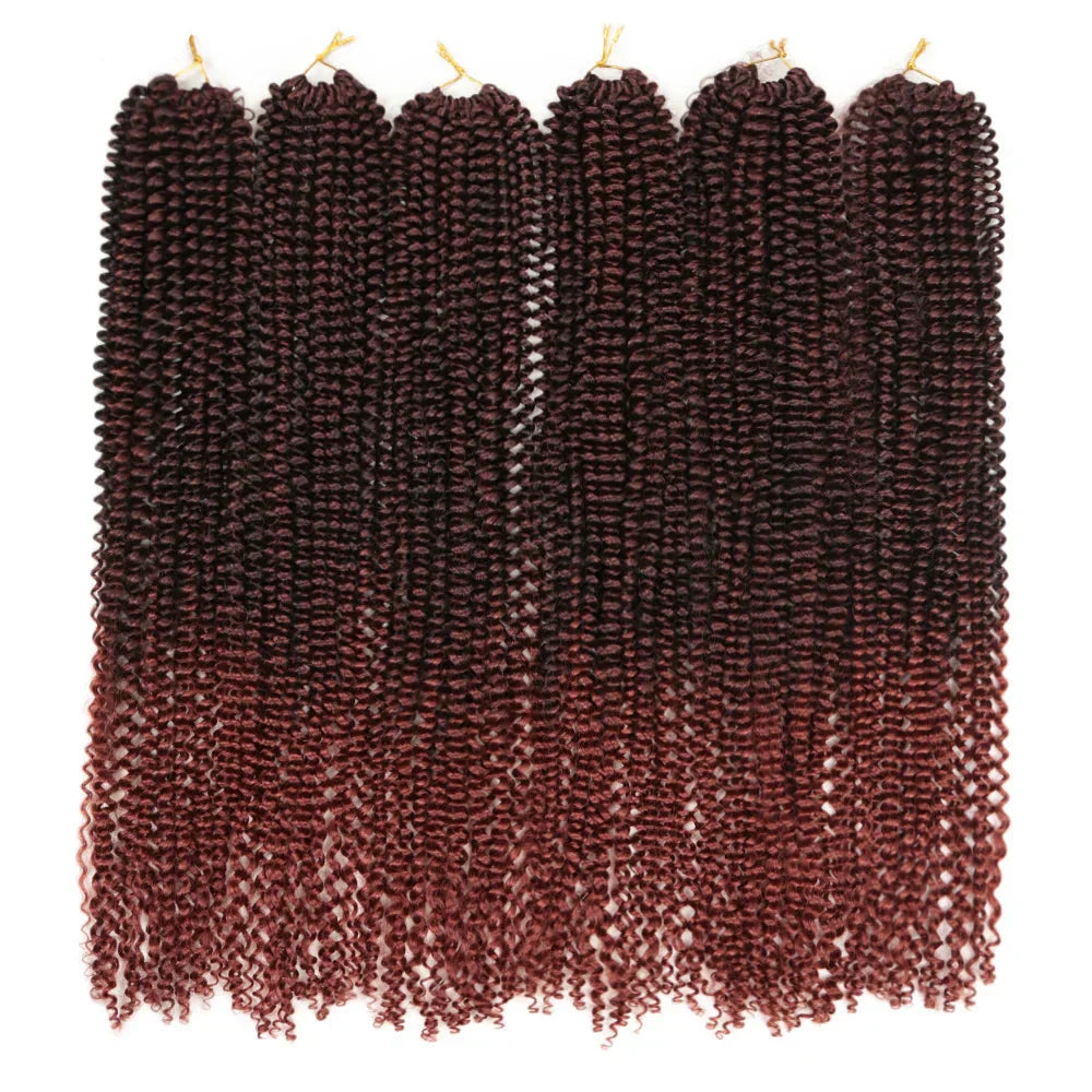 30" Passion Twist Crochet Hair - Ombre - Pre-Looped - 16 Strands/Pack - Synthetic