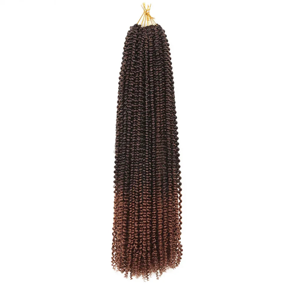 30" Passion Twist Crochet Hair - Ombre - Pre-Looped - 16 Strands/Pack - Synthetic