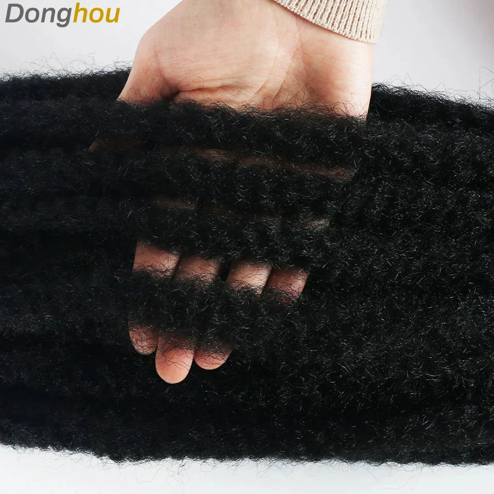 18" Marley Hair for Braids | Afro Kinky Ombre Braiding Hair | Kanekalon Extensions | 30 Strands/Pack