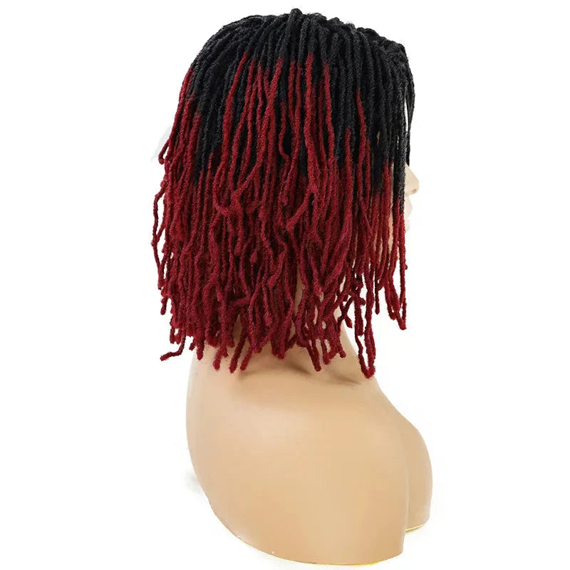 10" Ombre Dreadlock Wig | Sister Locs | Faux Locs Crochet Braids | Synthetic Twist Hair