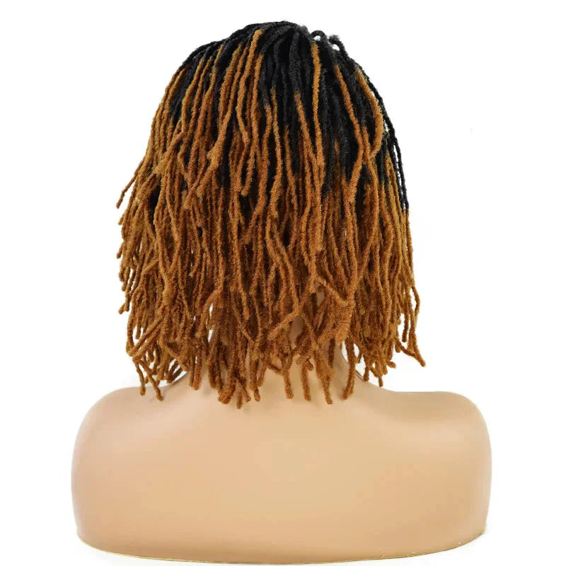 10" Ombre Dreadlock Wig | Sister Locs | Faux Locs Crochet Braids | Synthetic Twist Hair