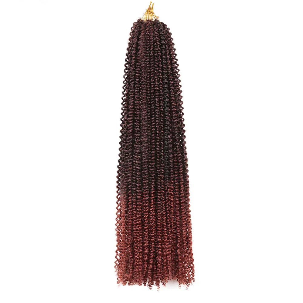 30" Passion Twist Crochet Hair - Ombre - Pre-Looped - 16 Strands/Pack - Synthetic