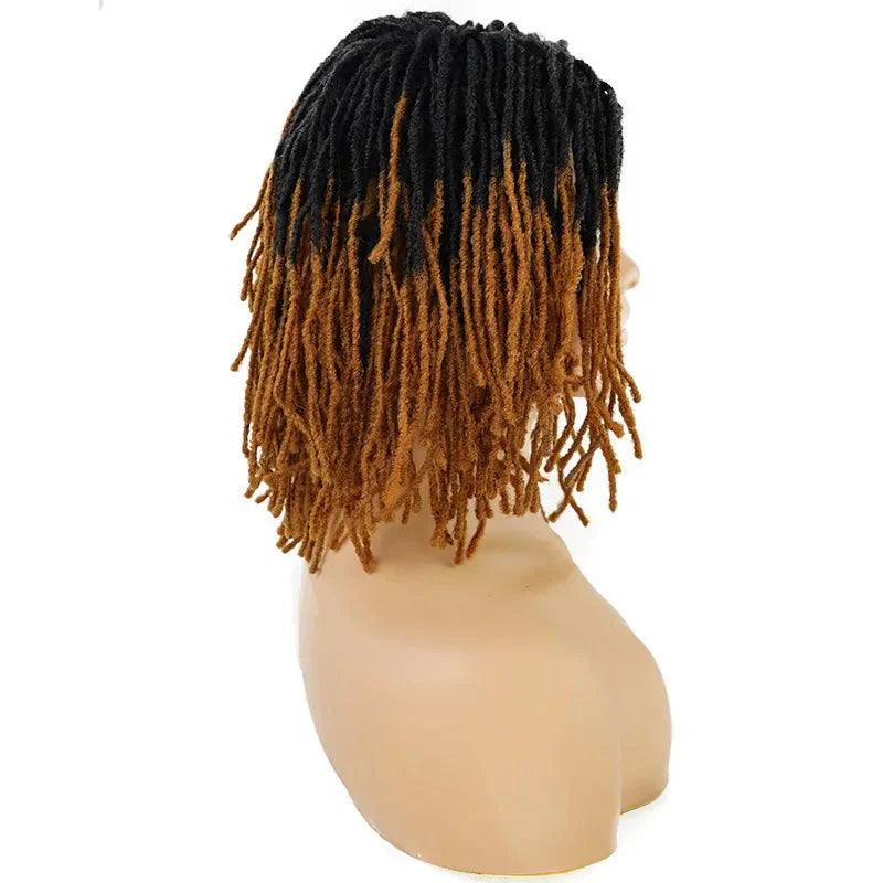 10" Ombre Dreadlock Wig | Sister Locs | Faux Locs Crochet Braids | Synthetic Twist Hair