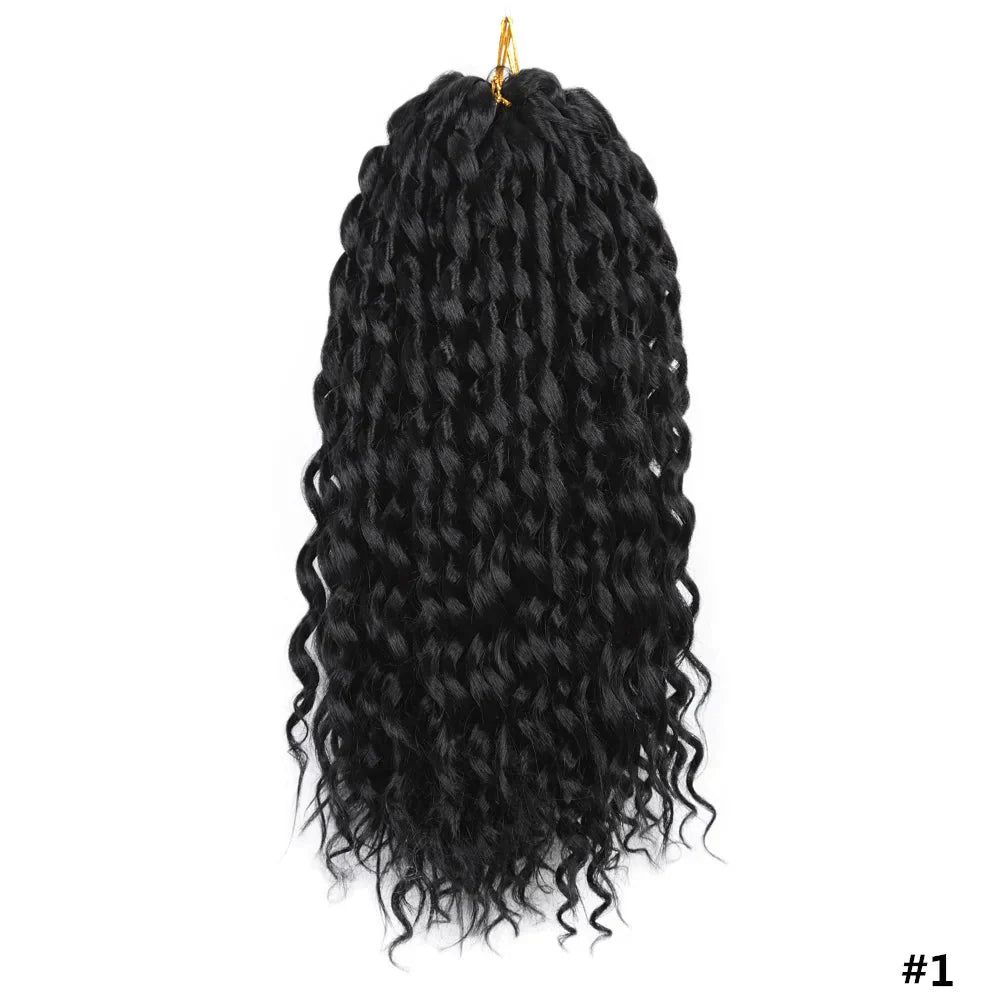16" Loose Deep Wave Twist Crochet Hair | Ombre Braiding Extensions