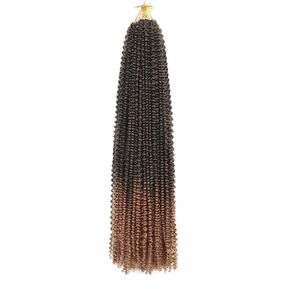 30" Passion Twist Crochet Hair - Ombre - Pre-Looped - 16 Strands/Pack - Synthetic