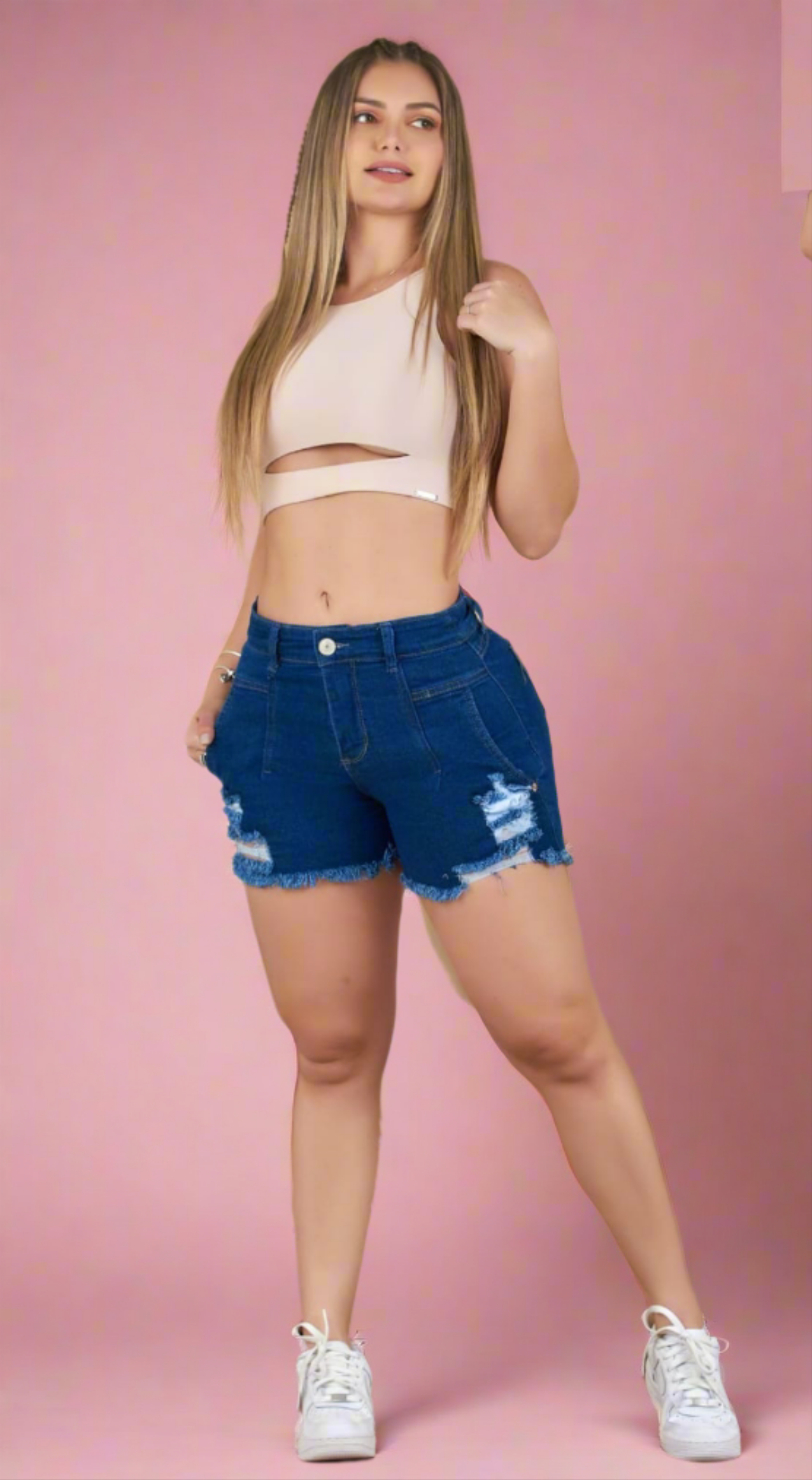 7097 100%  Authentic Colombian  Push Up SHORT