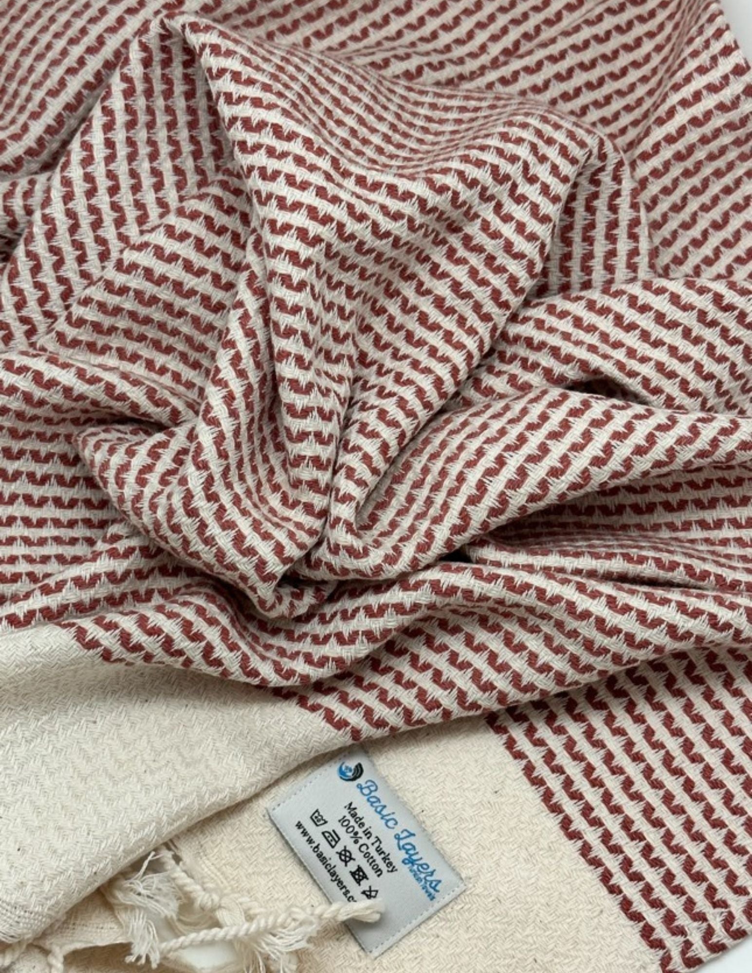 Basiclayersca Dotty Hand Towel 100 Percent Natural Turkish