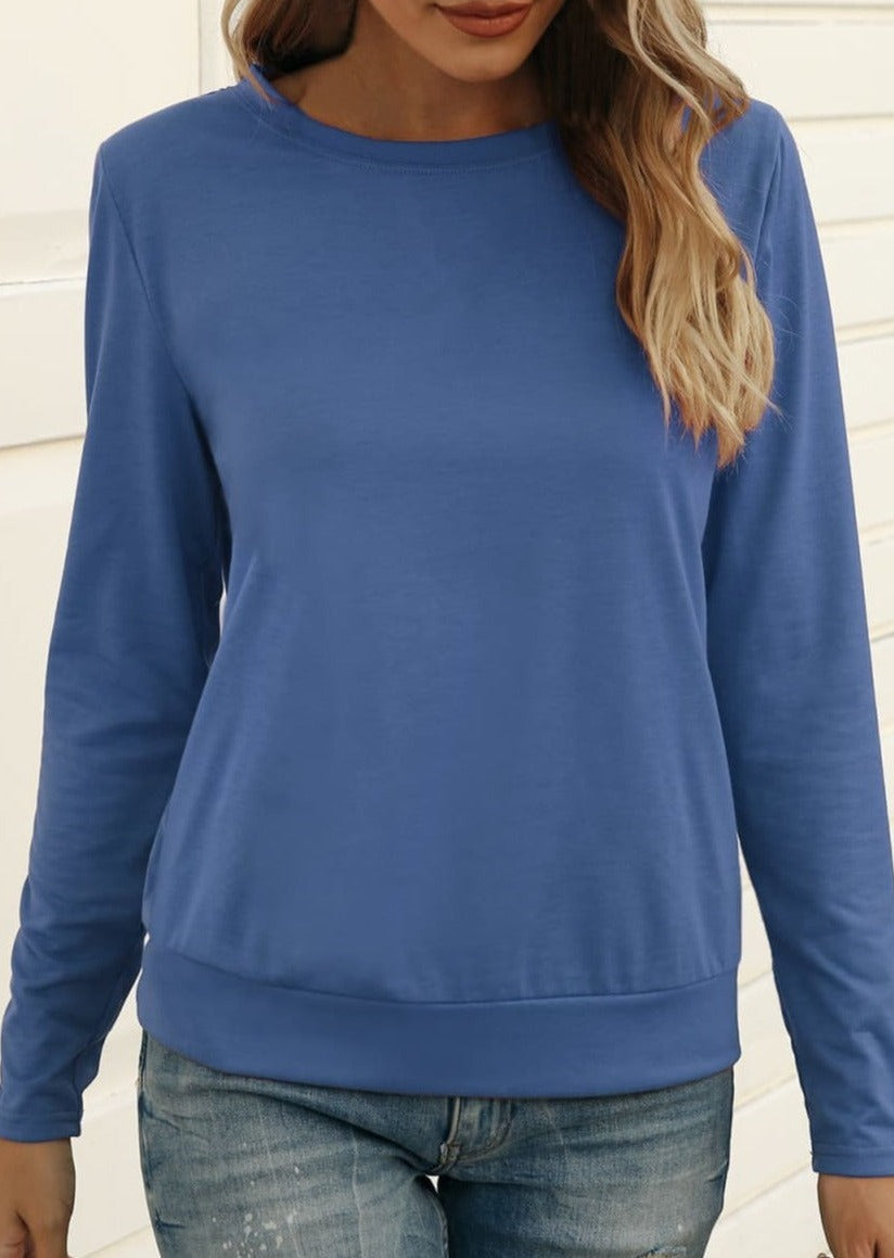 Basic Long Sleeve Light Sweater