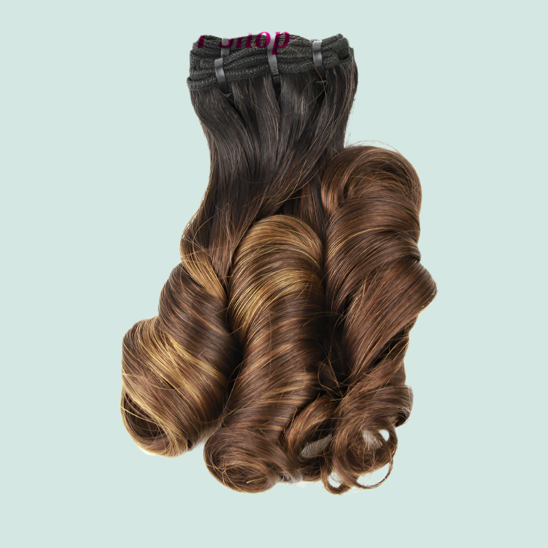 12A Double Drawn Funmi Spring Curl 4/30 Brazilian Human Hair