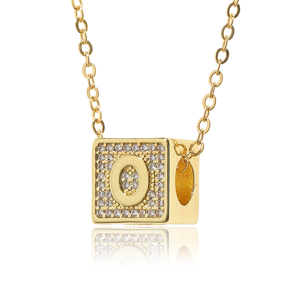 26 English Letter Pendant Hip Hop Cool Necklace