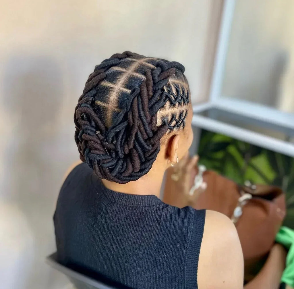 6" Bantu Knot Braided Wig | HD Full Lace | Knotless Box Braids | Kanekalon Fiber | Black Women