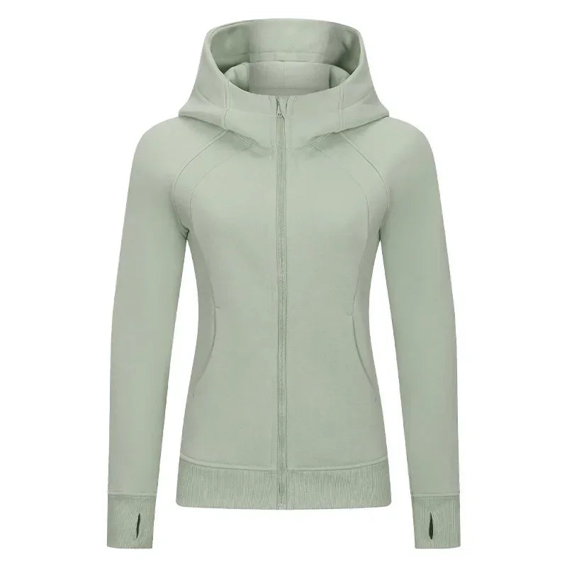 ActiveFlex Zip Hoodie: Women's Fleece Sports Jacket