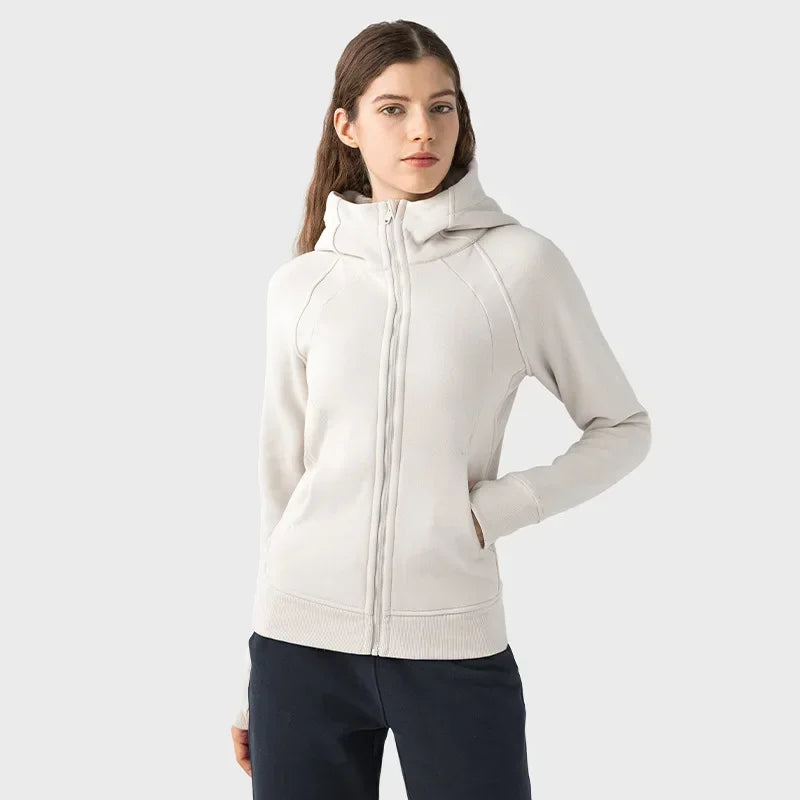 ActiveFlex Zip Hoodie: Women's Fleece Sports Jacket